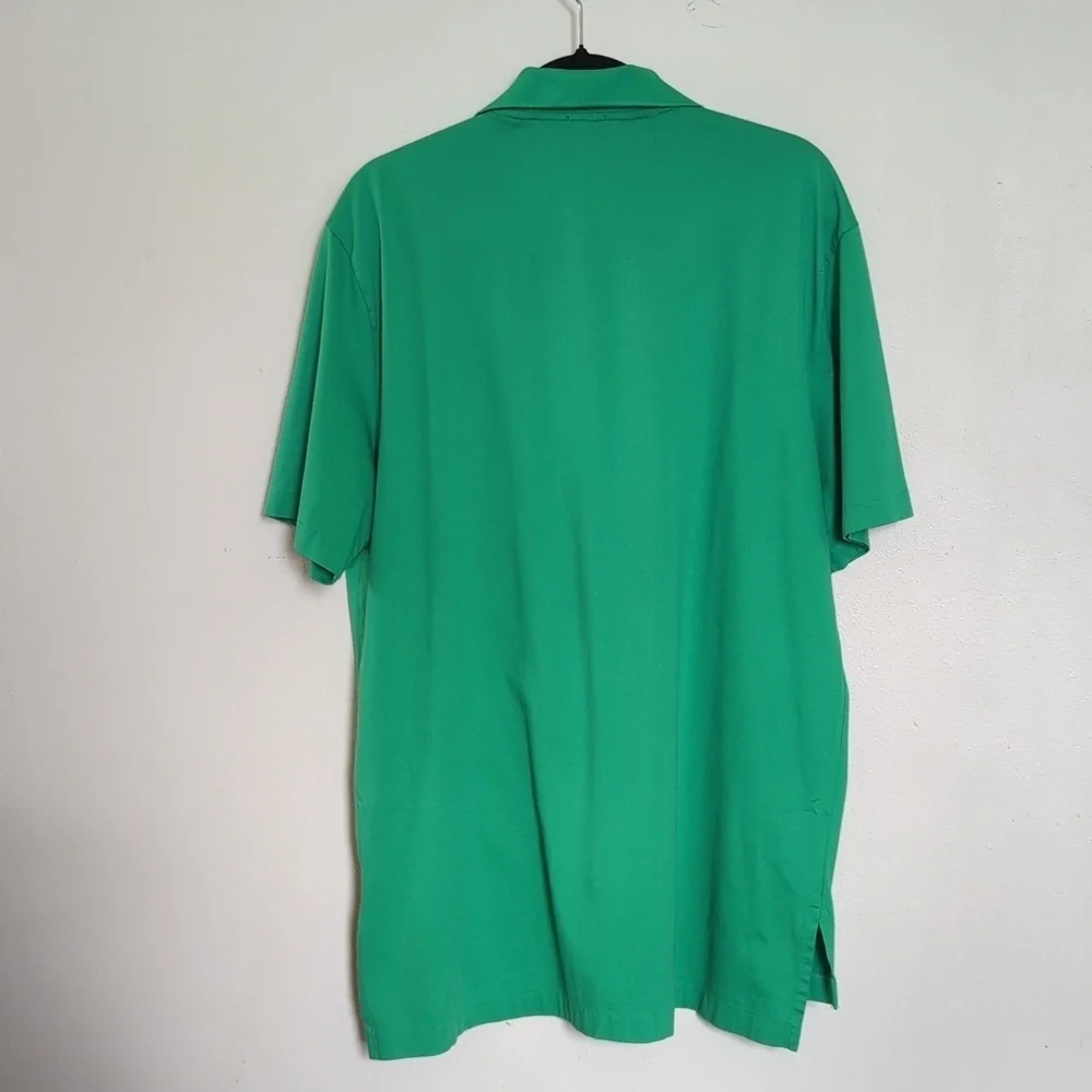 Polo Golf Ralph Lauren green performance polo shirt pima cotton men's size L